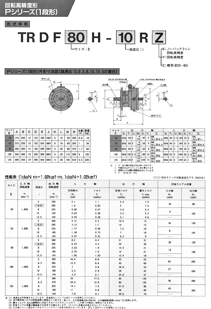 三菱游星TR-D-F-80H-10RZ